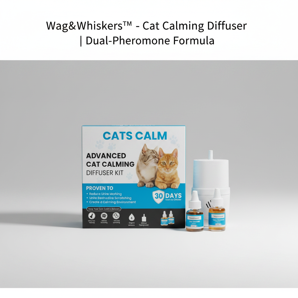 Wag&Whiskers™ - Cat Calming Diffuser | Dual-Pheromone Formula