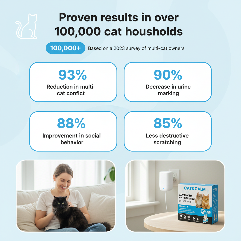 Wag&Whiskers™ - Cat Calming Diffuser | Dual-Pheromone Formula