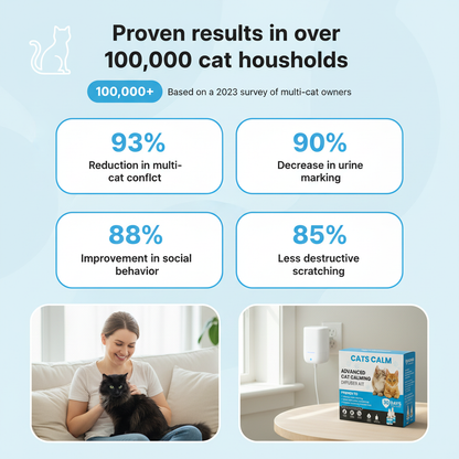Wag&Whiskers™ - Cat Calming Diffuser | Dual-Pheromone Formula